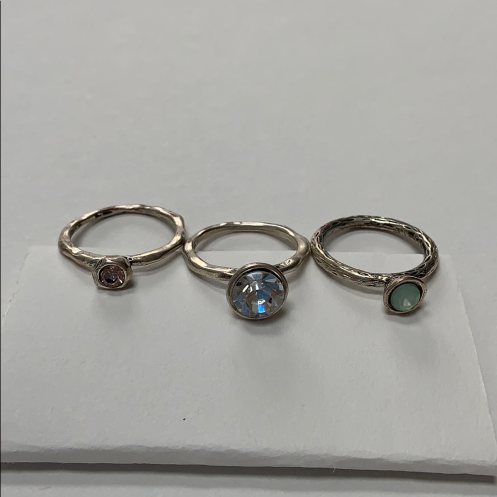 Stackable rings set of 3